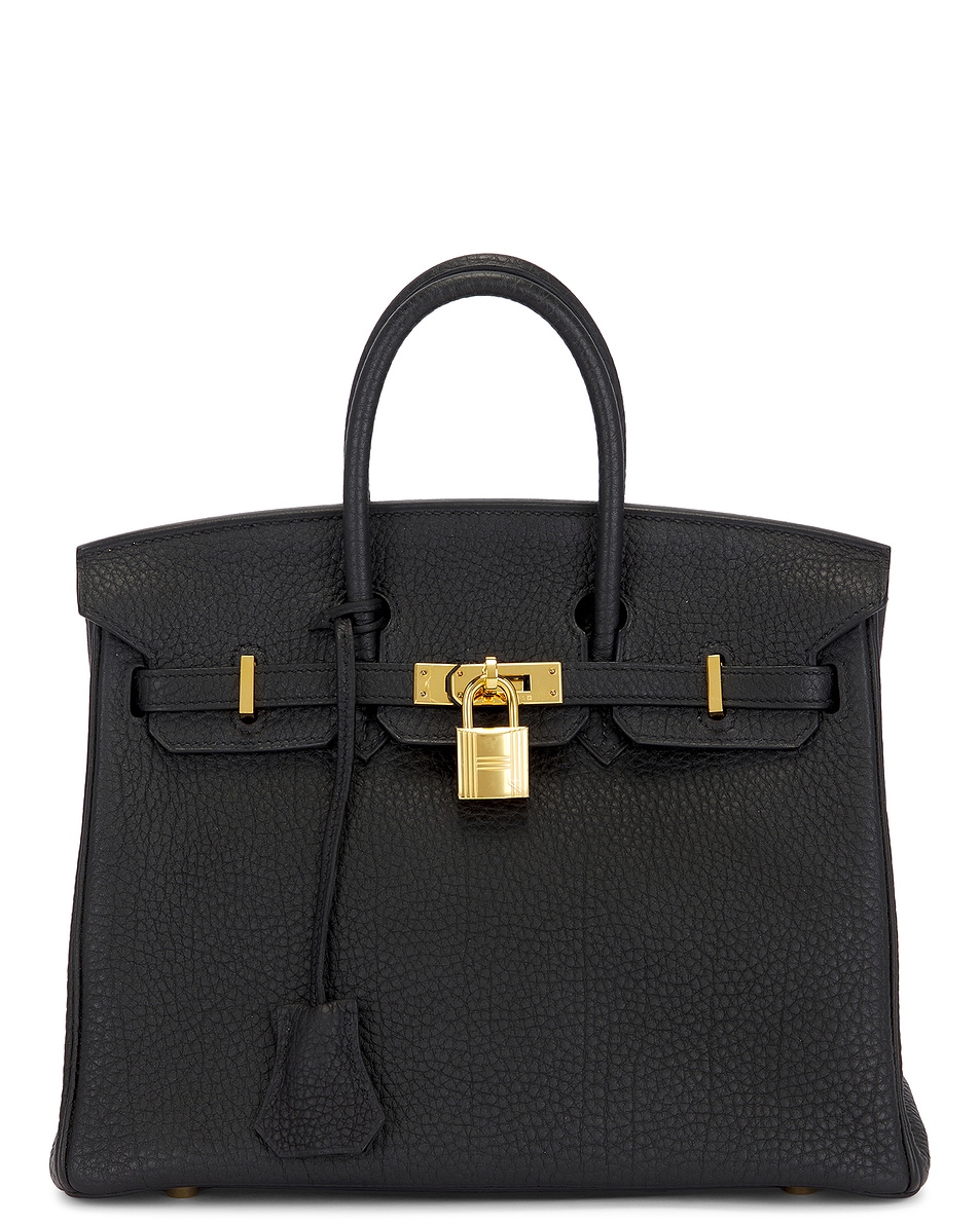 Image 1 of FWRD Renew Hermes Togo Birkin 25 Handbag in Noir
