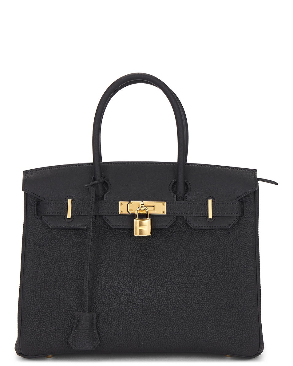 Image 1 of FWRD Renew Hermes Togo Birkin 3 In 1 30 Handbag in Noir