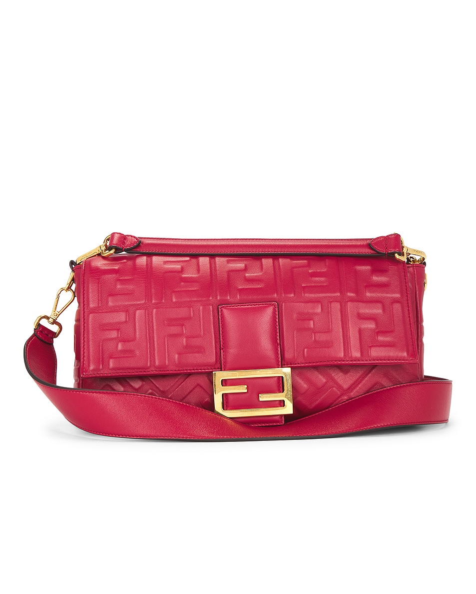 Image 1 of FWRD Renew Fendi Baguette Shoulder Bag in Red