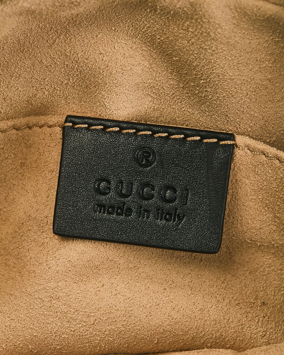 Image 6 of FWRD Renew Gucci GG Marmont Belt Bag in Black