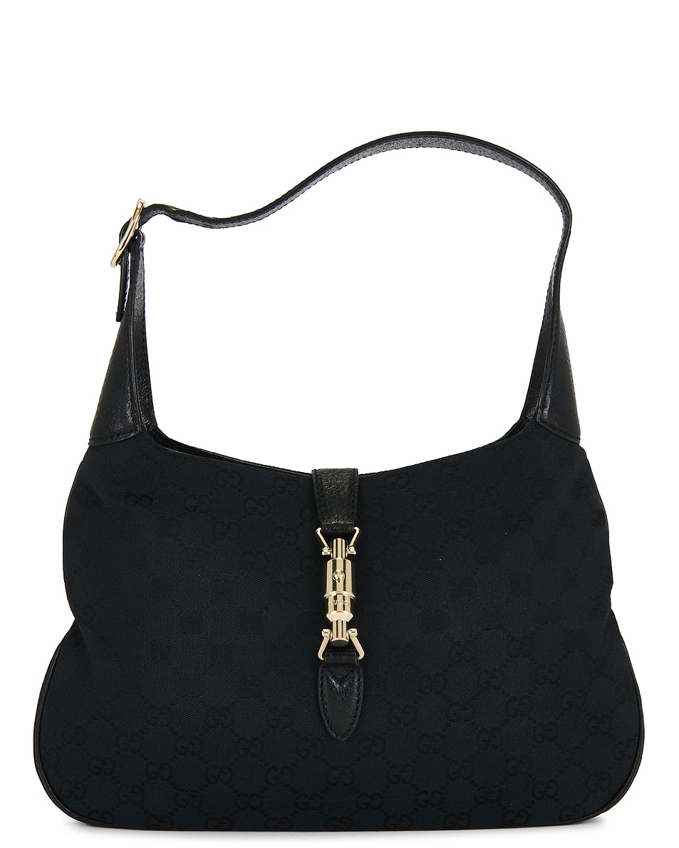 Image 1 of FWRD Renew Gucci Jackie 1961 Hobo Bag in Black