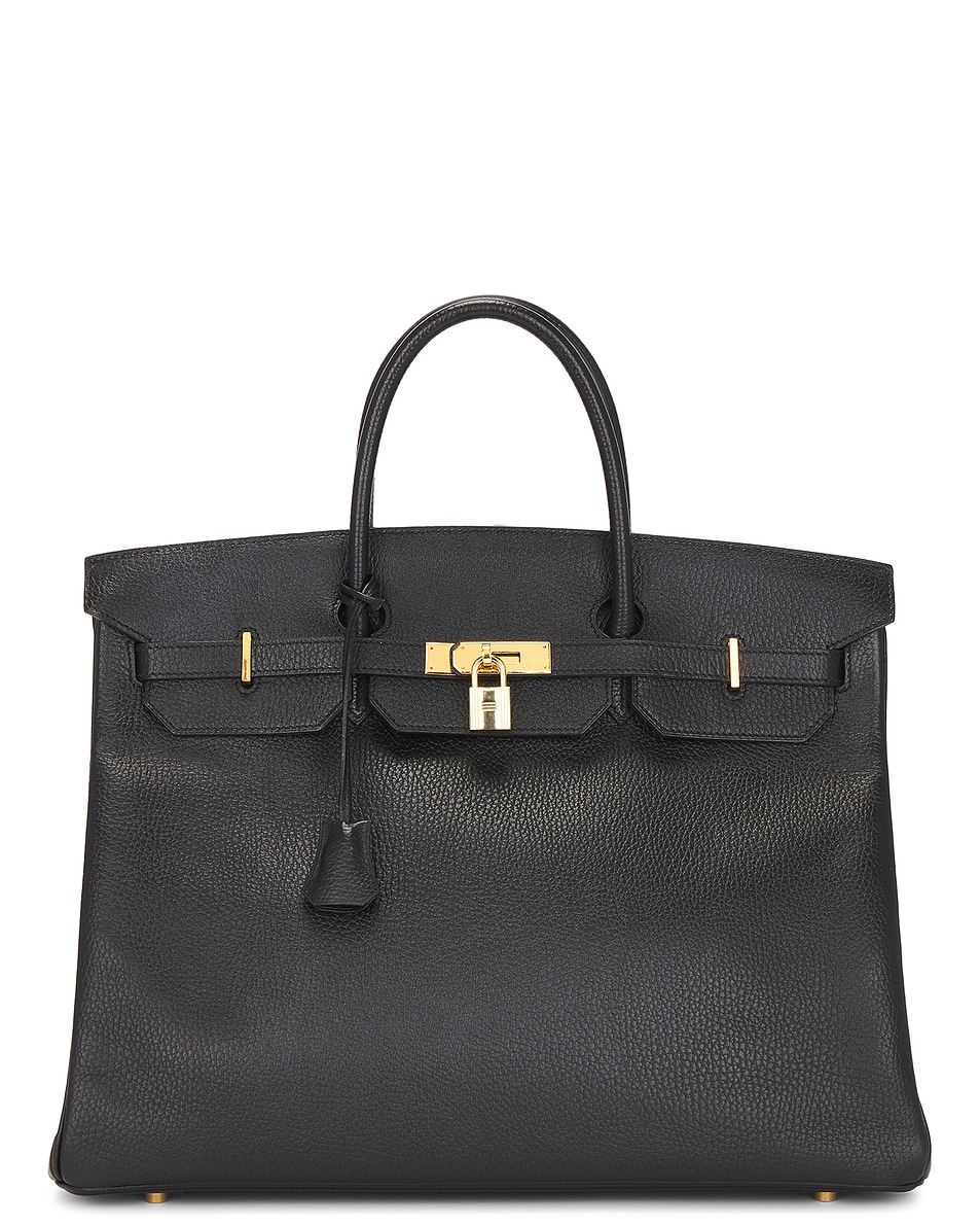 Image 1 of FWRD Renew Hermes 1996 Ardennes Birkin 40 Retourne Handbag in Noir
