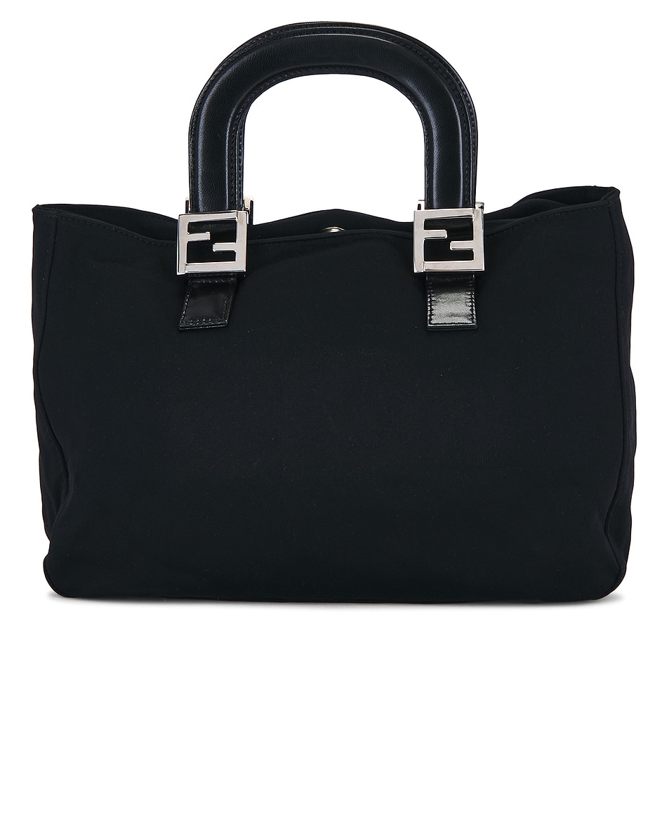 Image 1 of FWRD Renew Fendi Neoprene Handbag in Black
