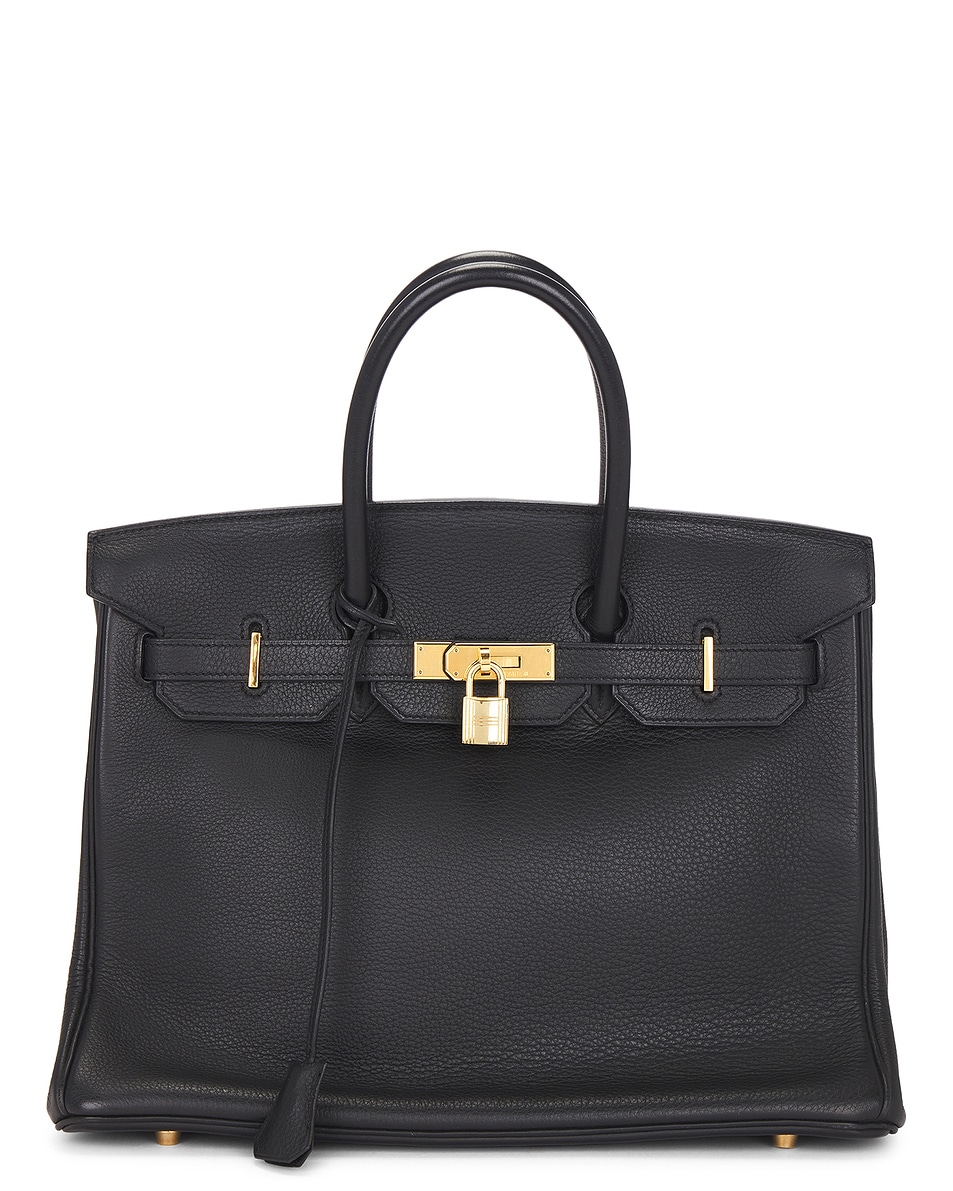 Image 1 of FWRD Renew Hermes Togo Birkin 35 Handbag in Noir