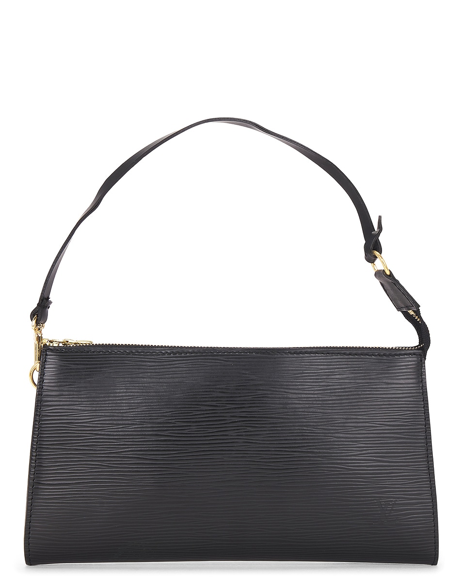 Image 1 of FWRD Renew Louis Vuitton Epi Pochette Accessoires Shoulder Bag in Black