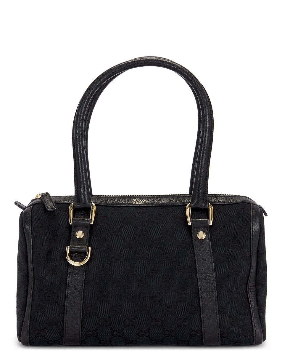 Image 1 of FWRD Renew Gucci Abbey D-Ring Handbag in Black