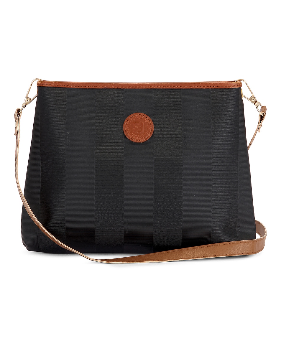 Image 1 of FWRD Renew Fendi Pequin Crossbody Bag in Multi