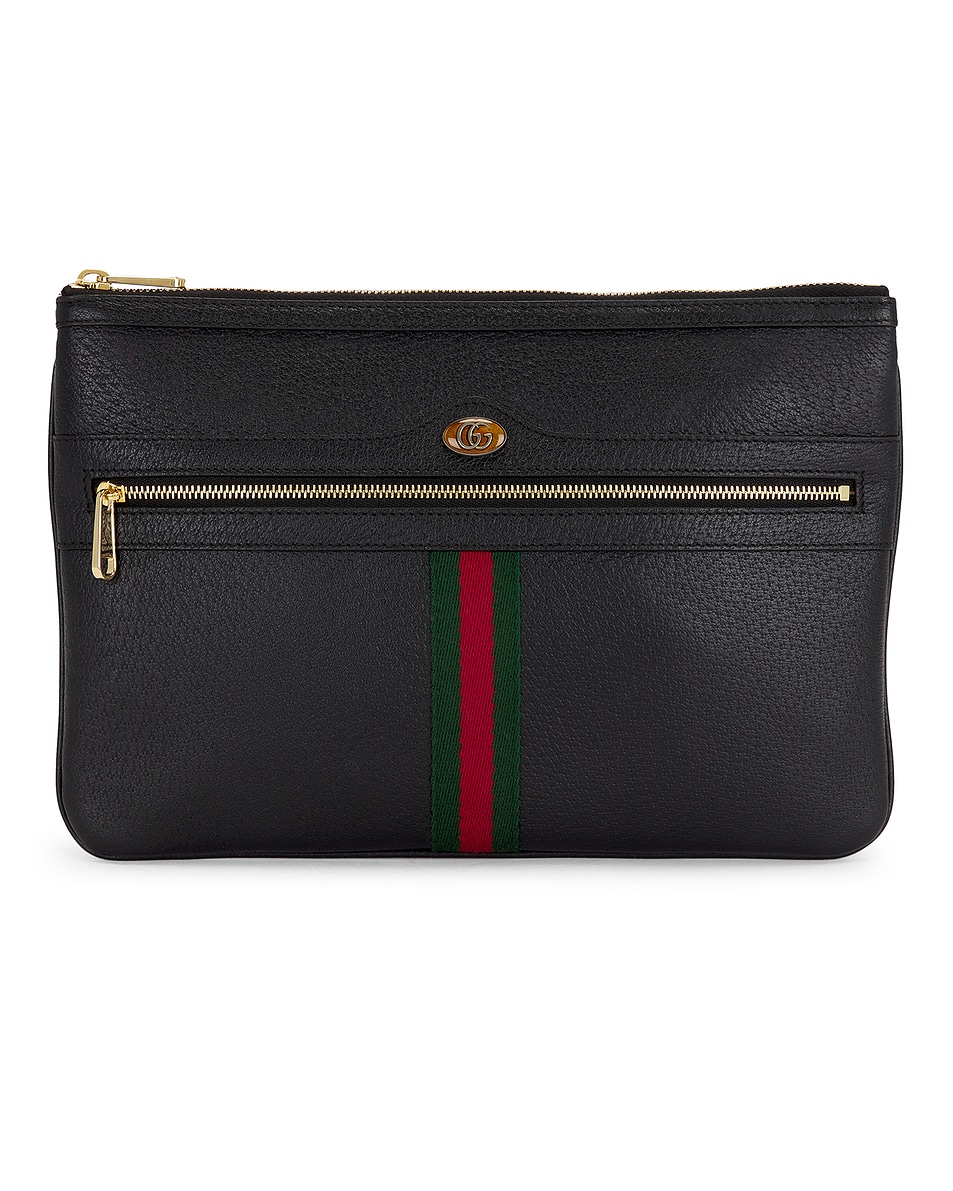 Image 1 of FWRD Renew Gucci Ophidia Pouch in Black