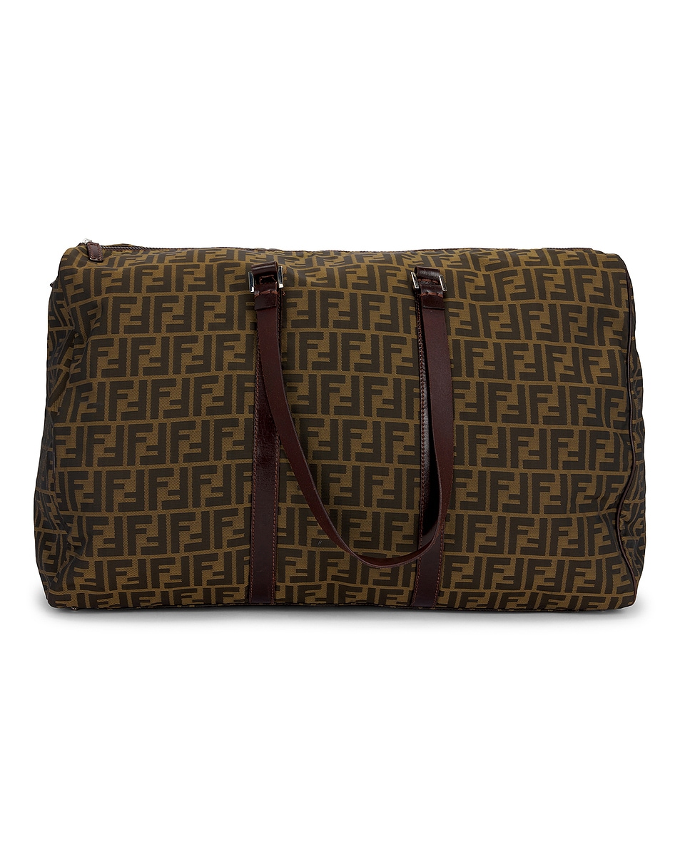 Image 1 of FWRD Renew Fendi Zucca Duffle Bag in Brown