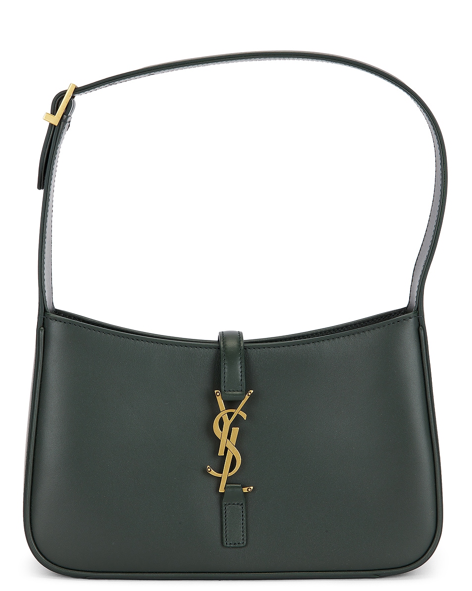 Image 1 of FWRD Renew Saint Laurent Le 5 A 7 Hobo Bag in Vert Fonce