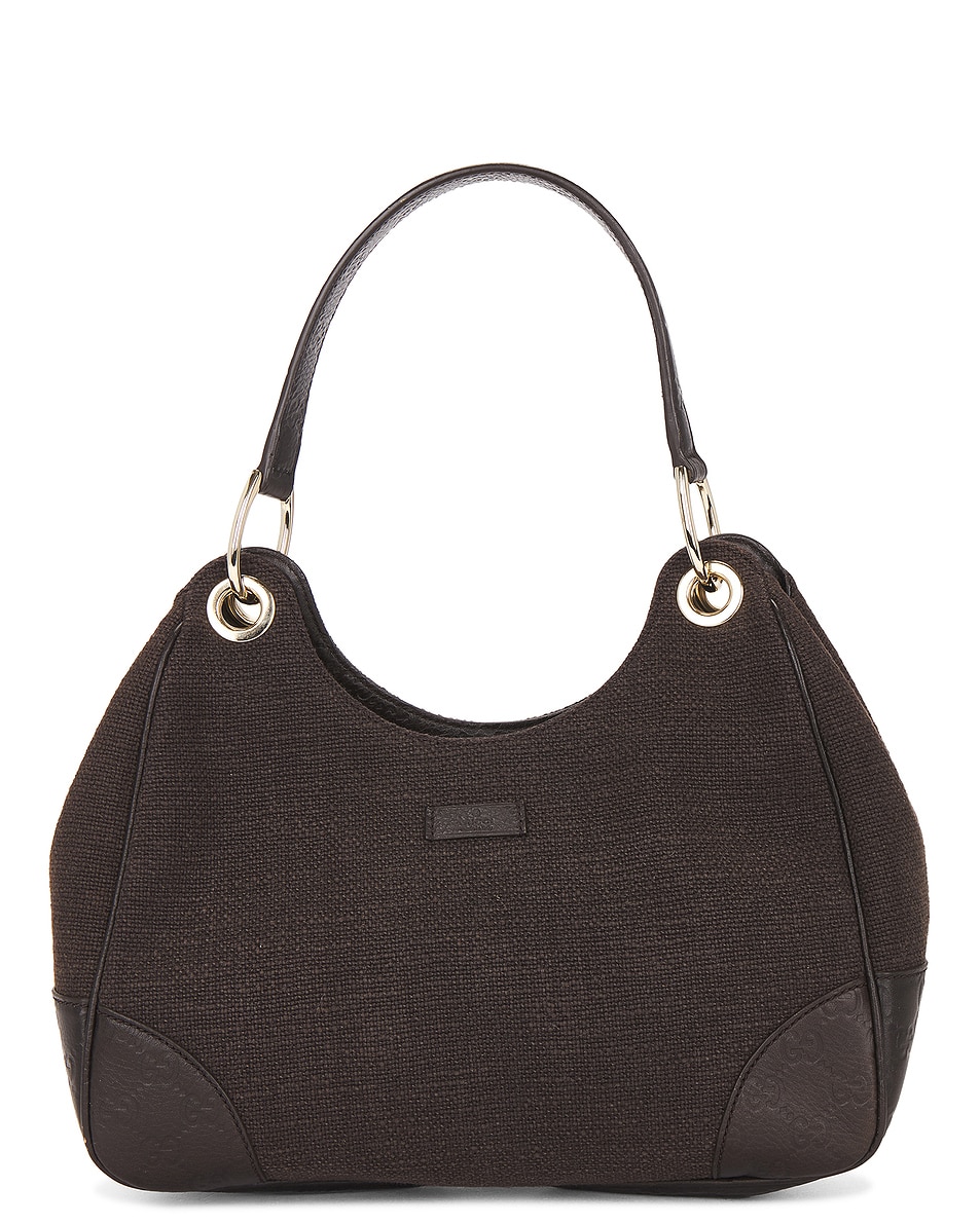 Image 1 of FWRD Renew Gucci Colbert Hobo Bag in Black