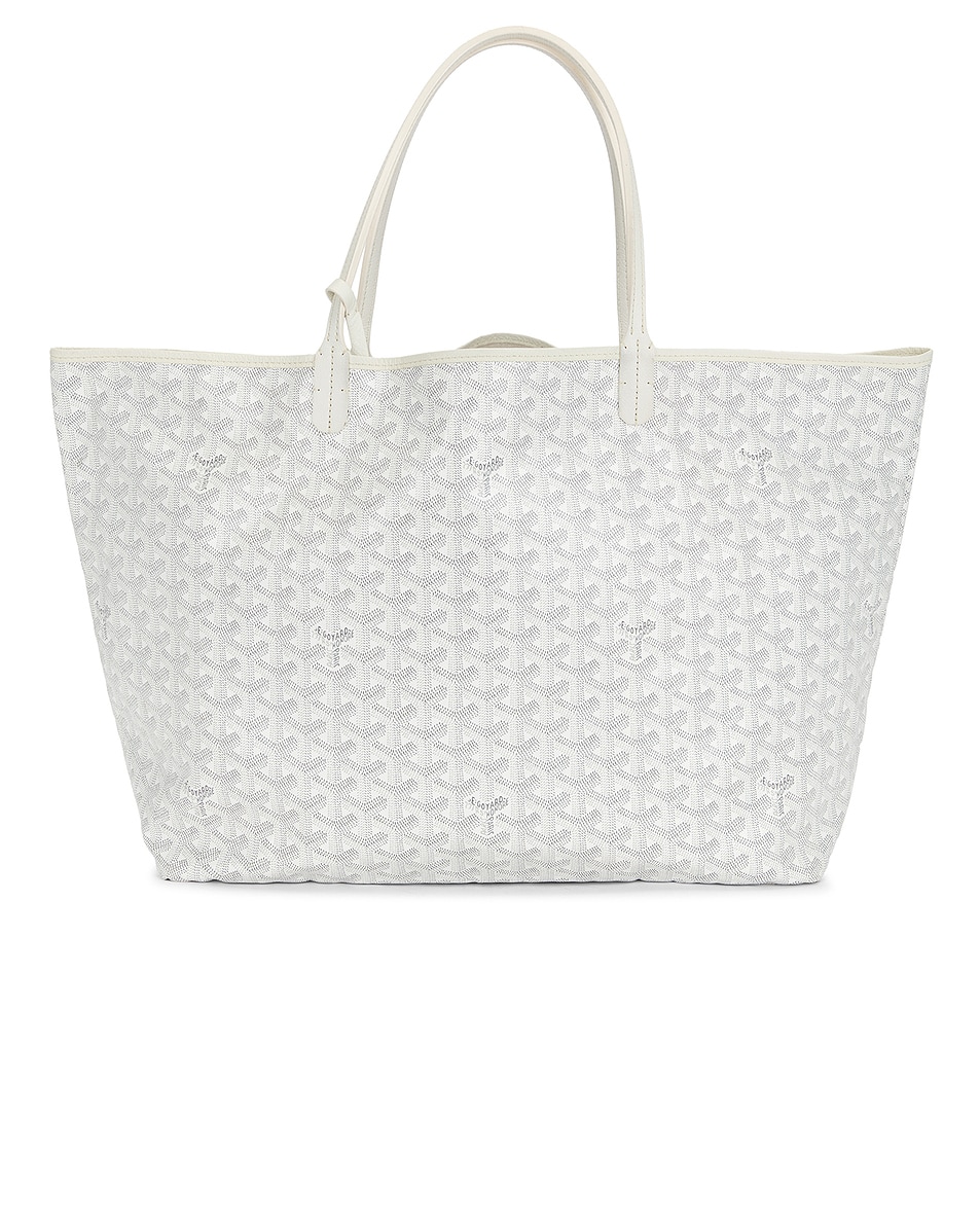 Image 1 of FWRD Renew Goyard Anjou Reversible PM Tote Bag in White