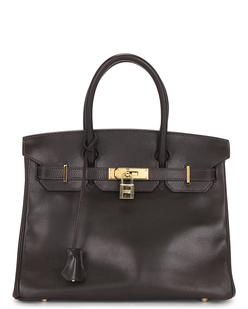 Image 1 of FWRD Renew Hermes Epsom Birkin 30 Handbag in Noir