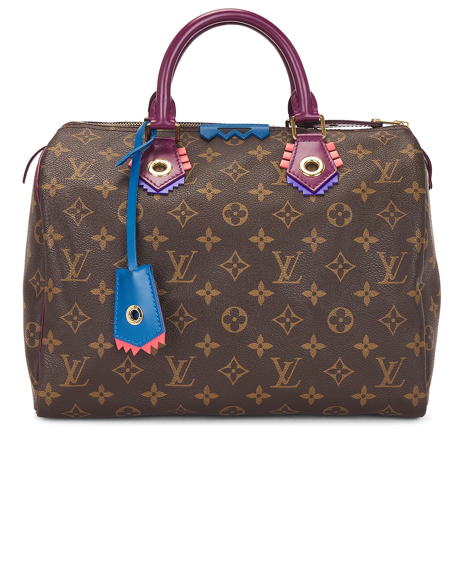 Image 1 of FWRD Renew Louis Vuitton Monogram Totem Speedy 30 Handbag in Brown