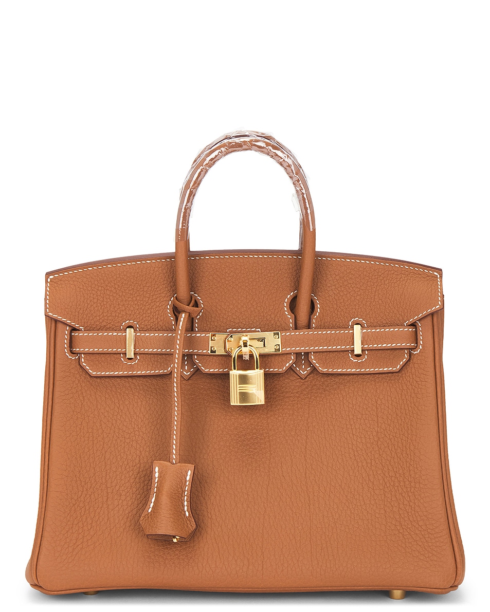 Image 1 of FWRD Renew Hermes Togo Birkin 25 Handbag in Gold