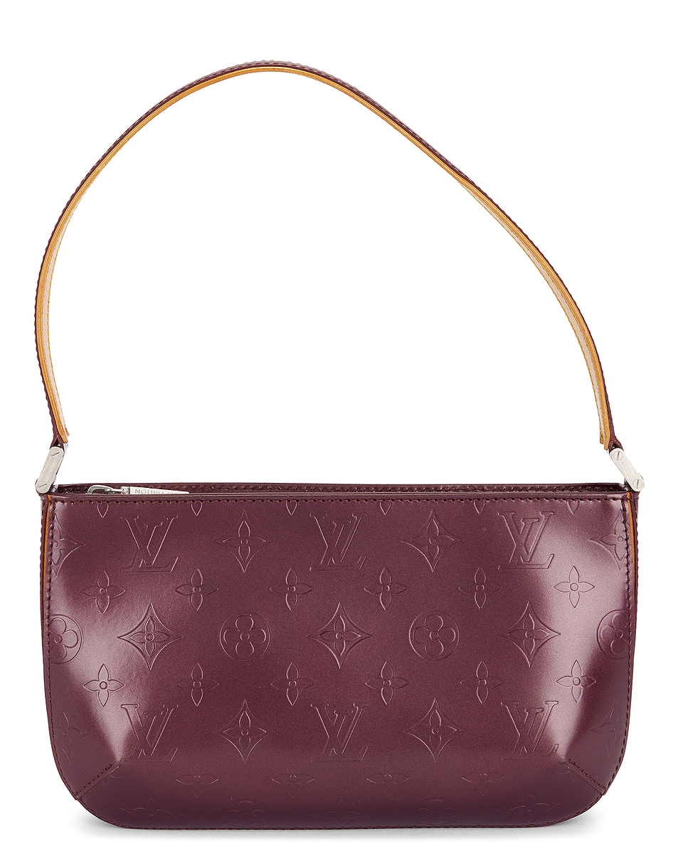 Image 1 of FWRD Renew Louis Vuitton Mat Monogram Fowler Shoulder Bag in Purple