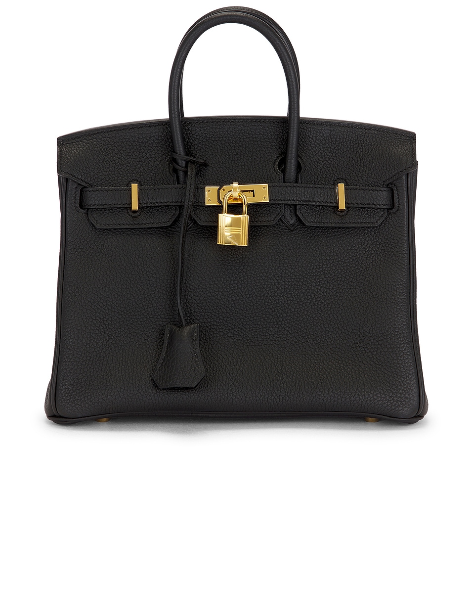 Image 1 of FWRD Renew Hermes Togo Birkin 25 Handbag in Noir
