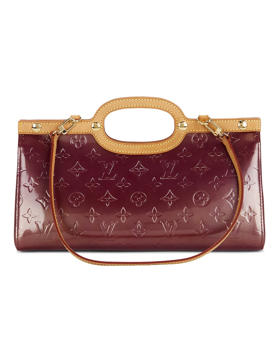 Image 1 of FWRD Renew Louis Vuitton Vernis Roxbury Drive Handbag in Purple
