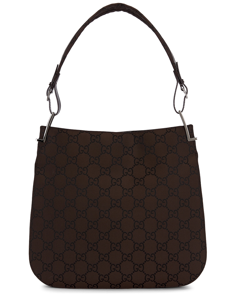 Image 1 of FWRD Renew Gucci GG Shoulder Bag in Brown