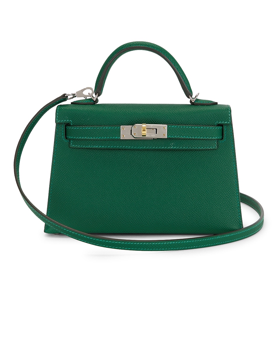 Image 1 of FWRD Renew Hermes Epsom Kelly 20 Handbag in Vert Moyen