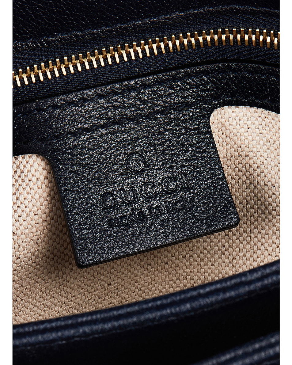 Image 6 of FWRD Renew Gucci Padlock Handbag in Blue