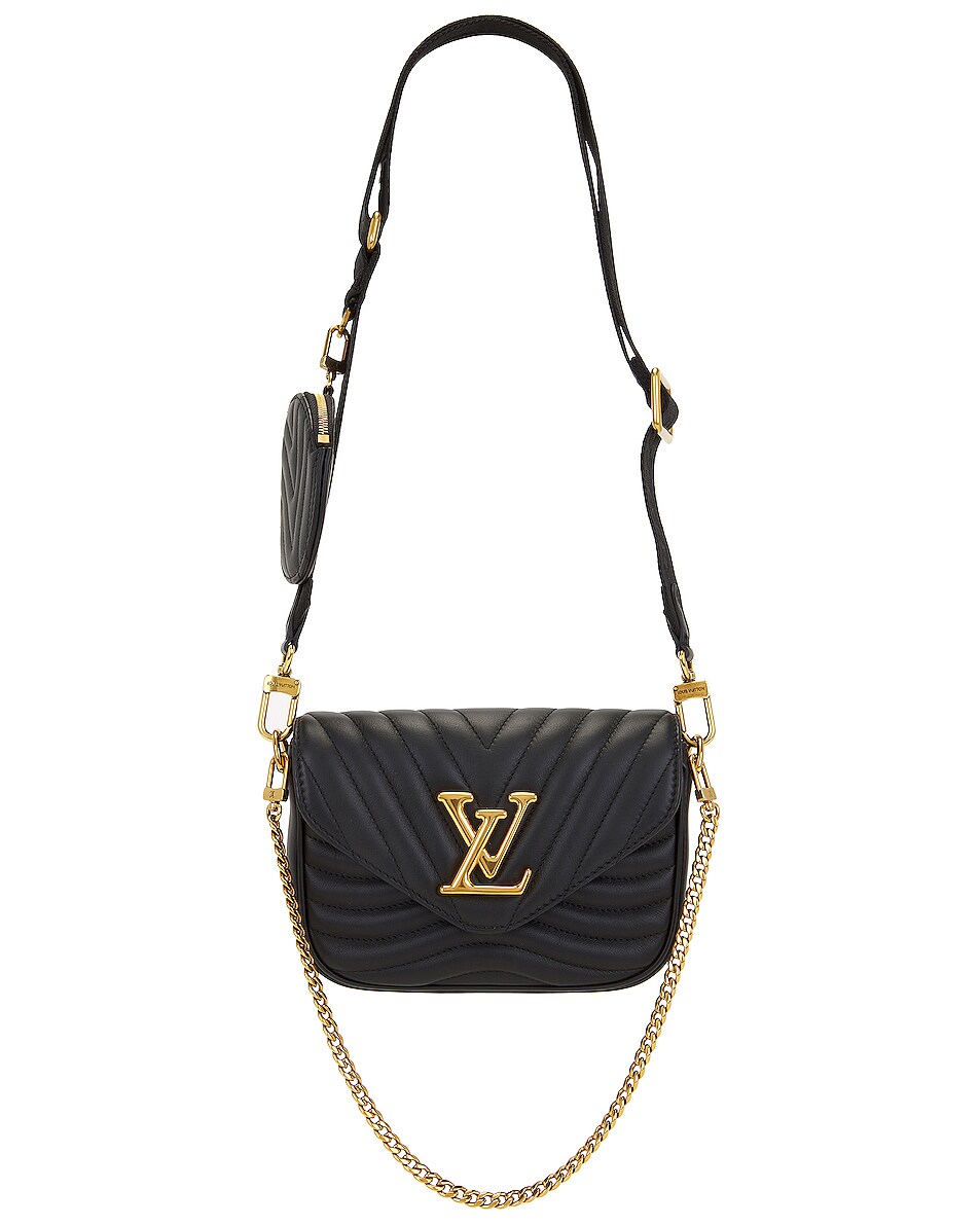 FWRD Renew Louis Vuitton Murty Pochette Bag in Black | FWRD