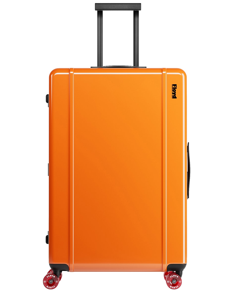 Image 1 of Floyd Trunk Suitcase in Hot Orange