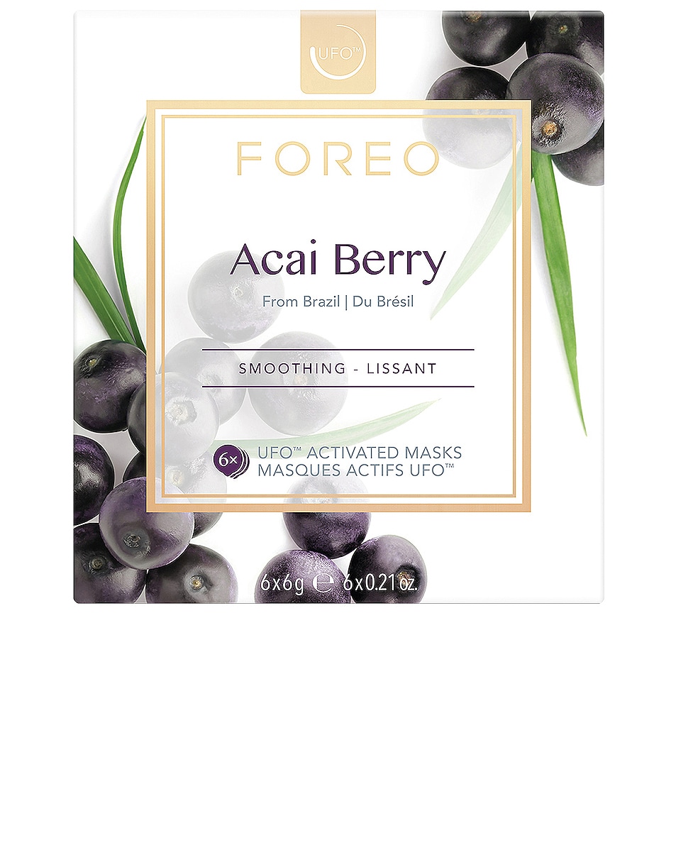 Image 1 of FOREO UFO Mask 6 Pack in Acai Berry