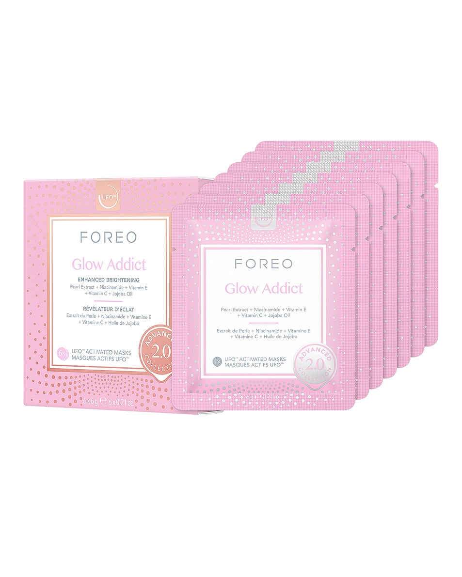 Image 1 of FOREO Glow Addict Face Masks in 