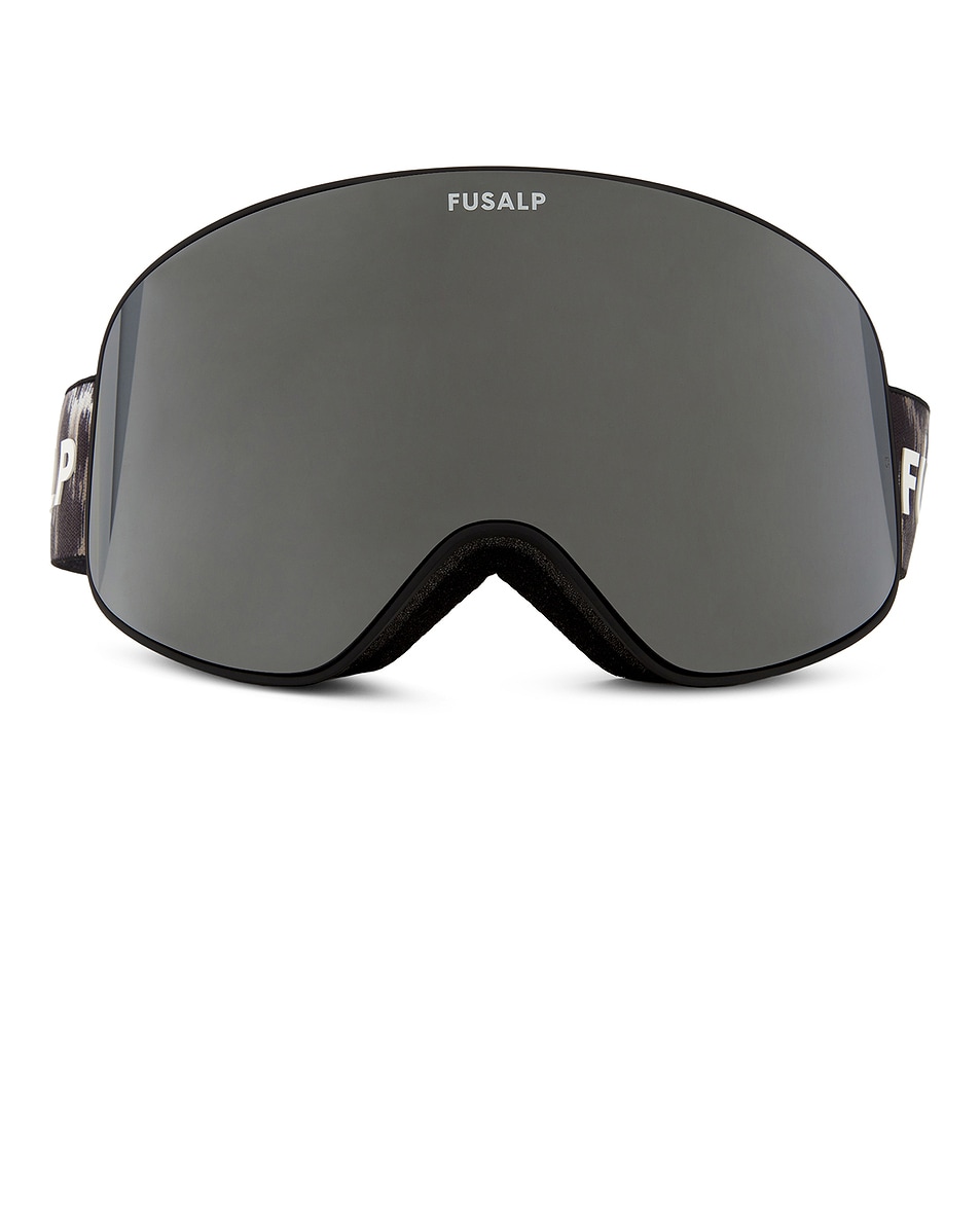 Image 1 of Fusalp Matterhorn Ski Goggles in Noir & Leopard Flou Savane