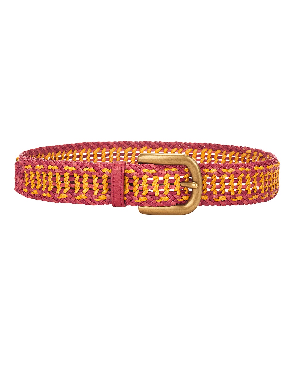 Image 1 of Gabriela Hearst Woven Belt in Red