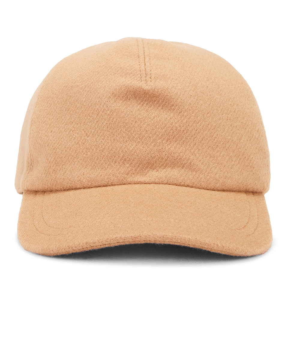 Image 1 of Gabriela Hearst Zed Baseball Hat in Camel