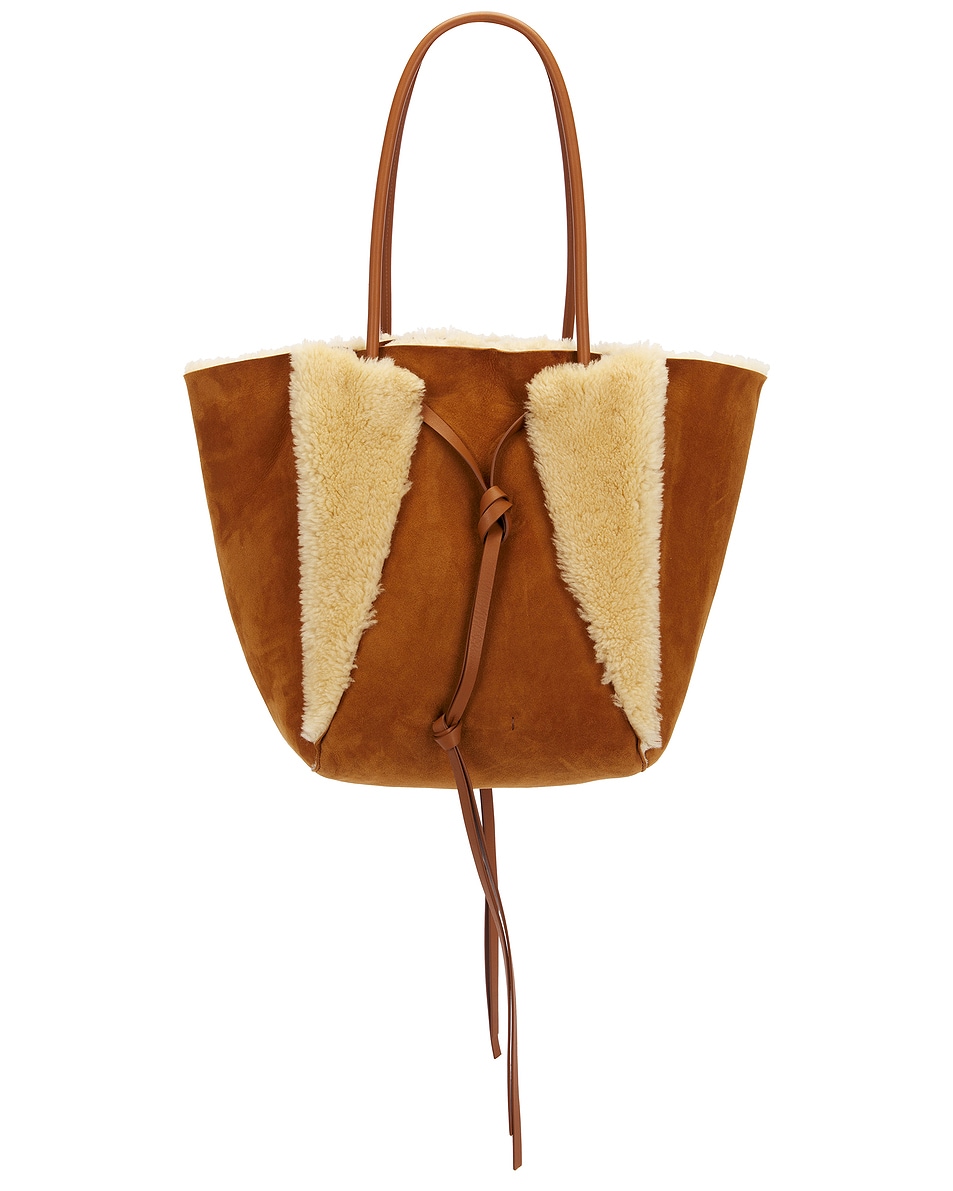 Image 1 of Gabriela Hearst Marija Tote Bag in Cognac