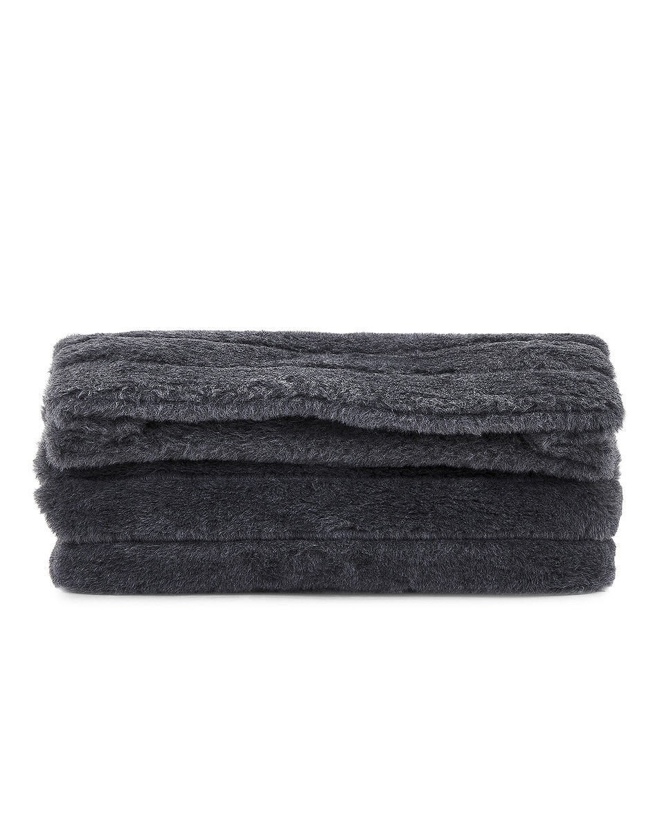 Image 1 of Gabriela Hearst Phoebe Clutch in Dark Grey