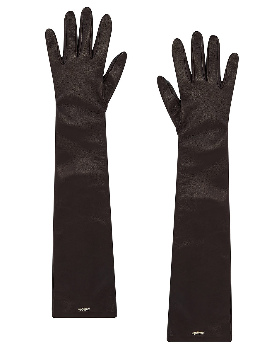 Image 1 of Cult Gaia Zya Gloves in Espresso