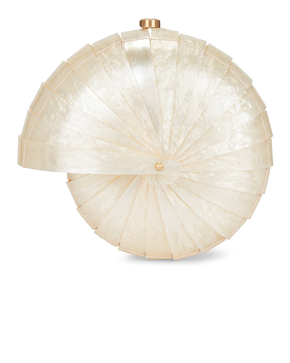 Image 1 of Cult Gaia Sirena Clutch in Ivory