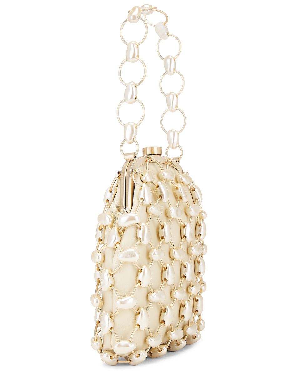 Image 4 of Cult Gaia Brielle Wristlet in Champagne Pearl