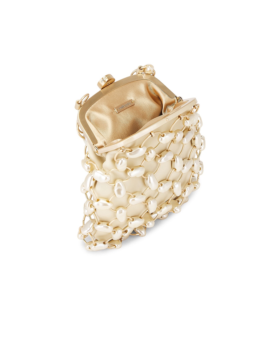 Image 5 of Cult Gaia Brielle Wristlet in Champagne Pearl