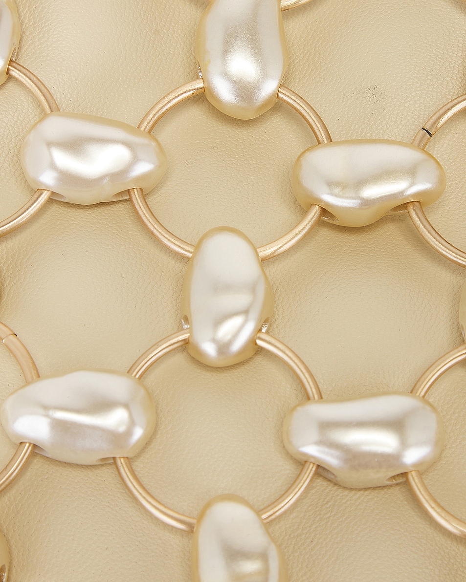 Image 7 of Cult Gaia Brielle Wristlet in Champagne Pearl