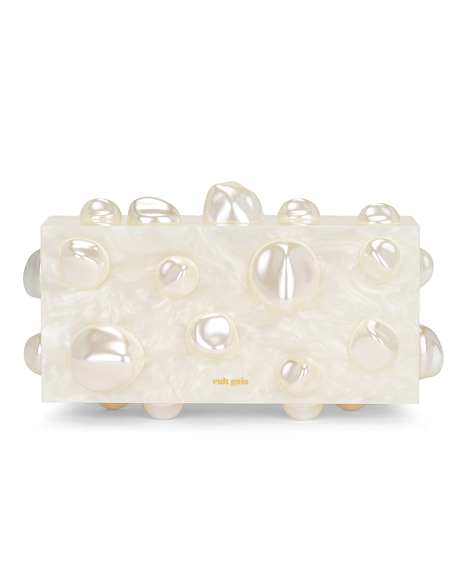 Image 1 of Cult Gaia Orbs Clutch in Ivory