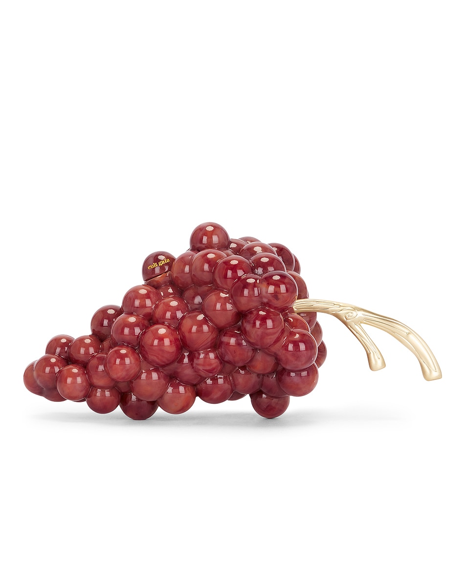 Image 1 of Cult Gaia Grape Clutch in Crimson
