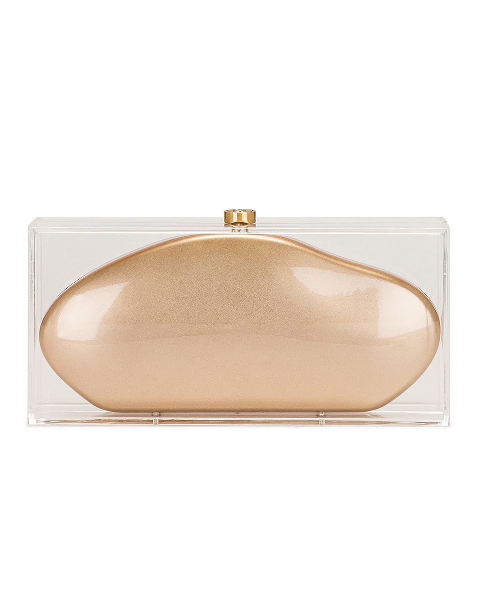 Image 1 of Cult Gaia Annika Clutch in Brass