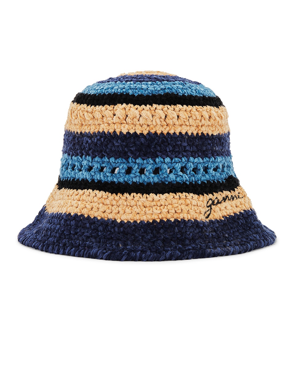 Image 1 of Ganni Bucket Hat in Multicolor