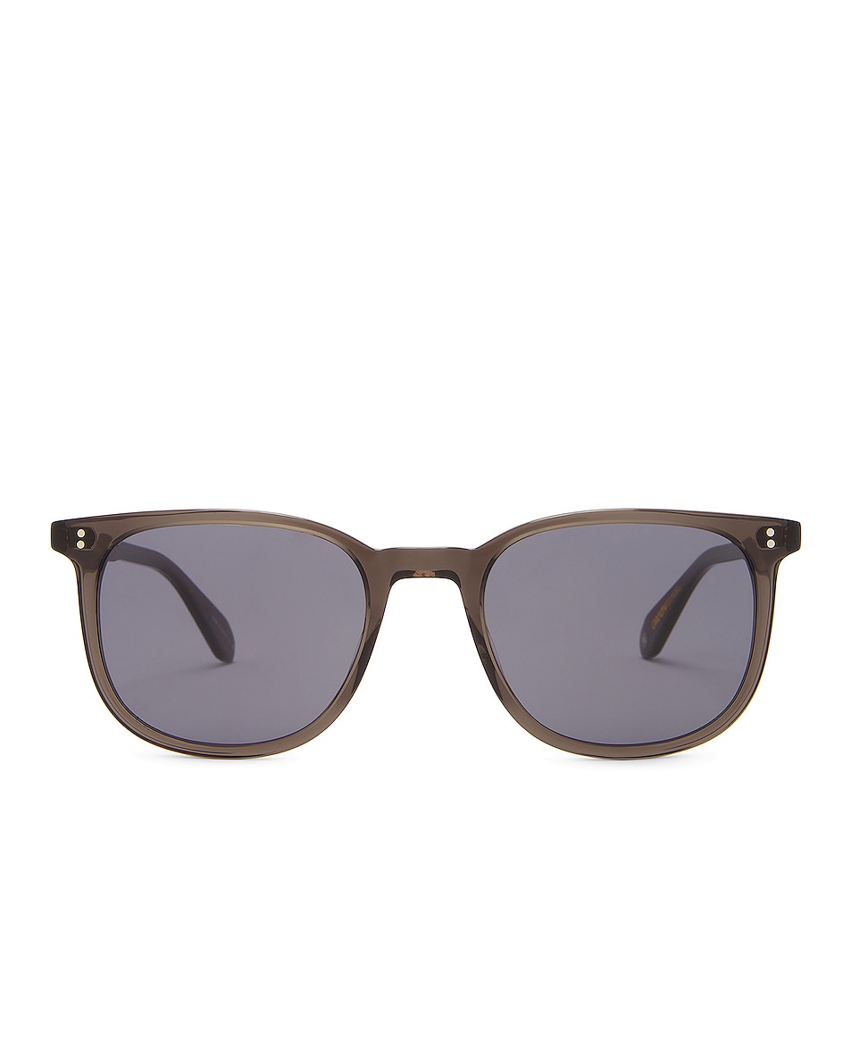 Image 1 of Garrett Leight Bentley Sunglasses in Bio Charcoal & Bio Navy