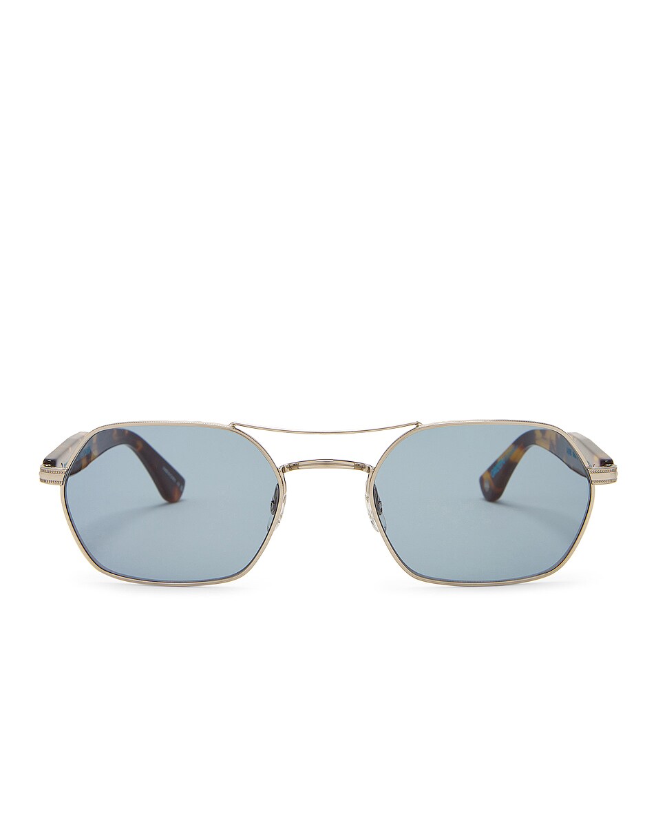 Image 1 of Garrett Leight Goldie Sunglasses in Brushed Silver