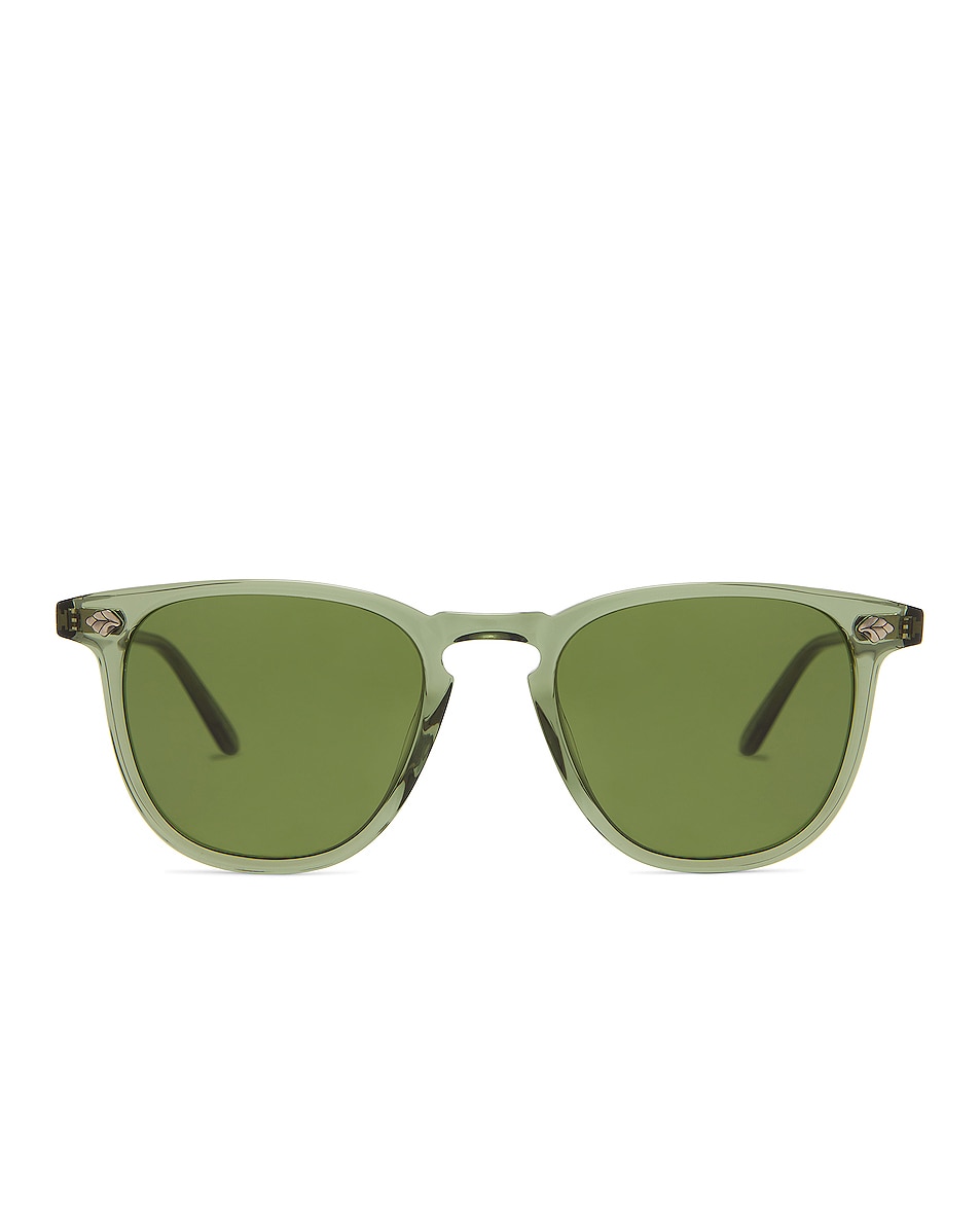 Image 1 of Garrett Leight Brooks Ii Sun Sunglasses in Juniper & Pure Green