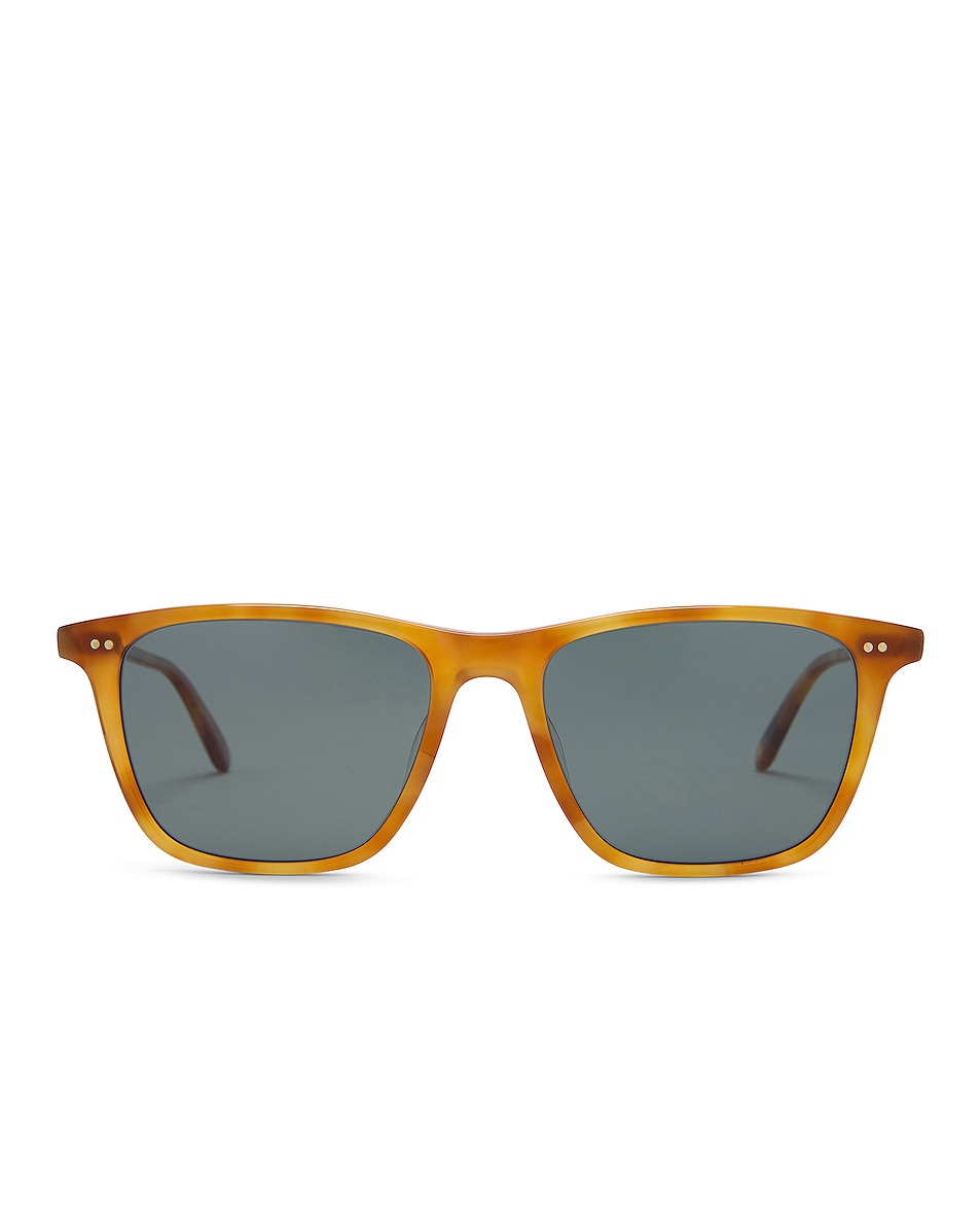 Image 1 of Garrett Leight Hayes Sun Sunglasses in Ember Tortoise