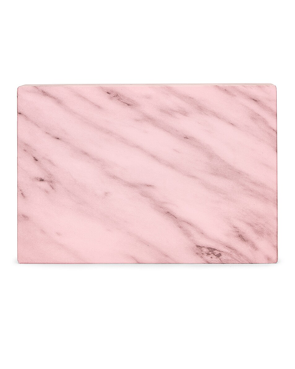Image 1 of GIA BORGHINI x RHW Wooden Clutch in Pink