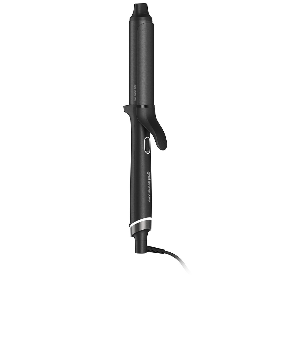 Image 1 of ghd Chronos Curve Grand Curl Iron 1.25" in Black