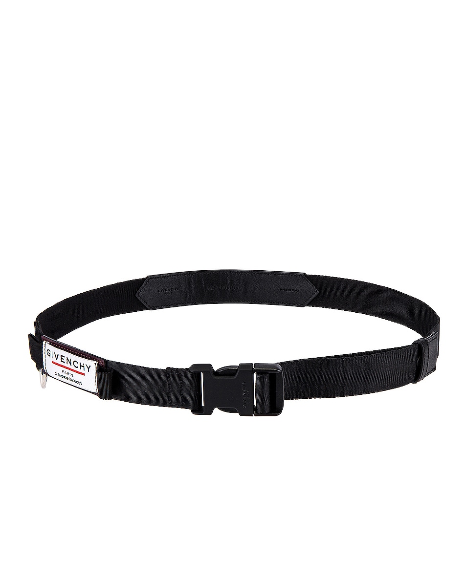 Image 1 of Givenchy Clip Belt in Black